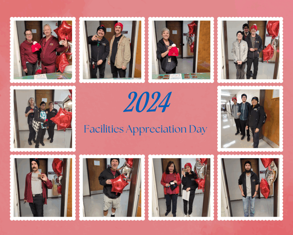 photo collage of Unit 5 Members on 2024 Facilities Appreciation Day